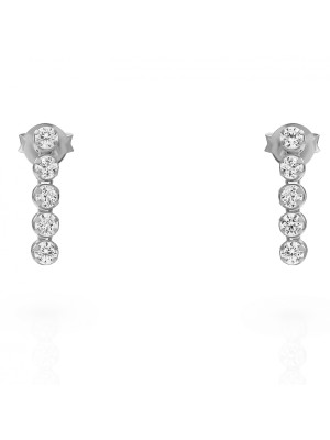 Orphelia Bling Sterling Silver Drop Earrings ZO-7547 #1