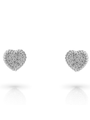 Orphelia Elite Sterling Silver Stud Earrings ZO-7566 #1