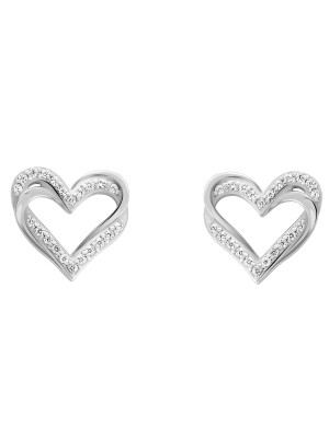 Orphelia® 'Cecilia' Women's Sterling Silver Stud Earrings - Silver ZO-7584