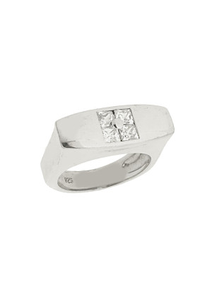 Orphelia® Women's Sterling Silver Ring - Silver ZR-3383/56