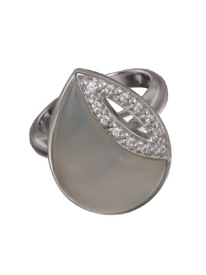 Orphelia® Women's Sterling Silver Ring - Silver ZR-3633