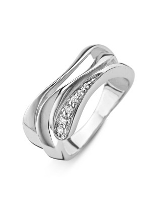 Orphelia® Women's Sterling Silver Ring - Silver ZR-3749