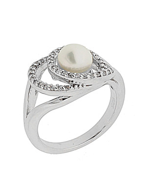 Orphelia® Women's Sterling Silver Ring - Silver ZR-3881