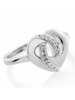 Orphelia® 'Amore' Women's Sterling Silver Ring - Silver ZR-7577