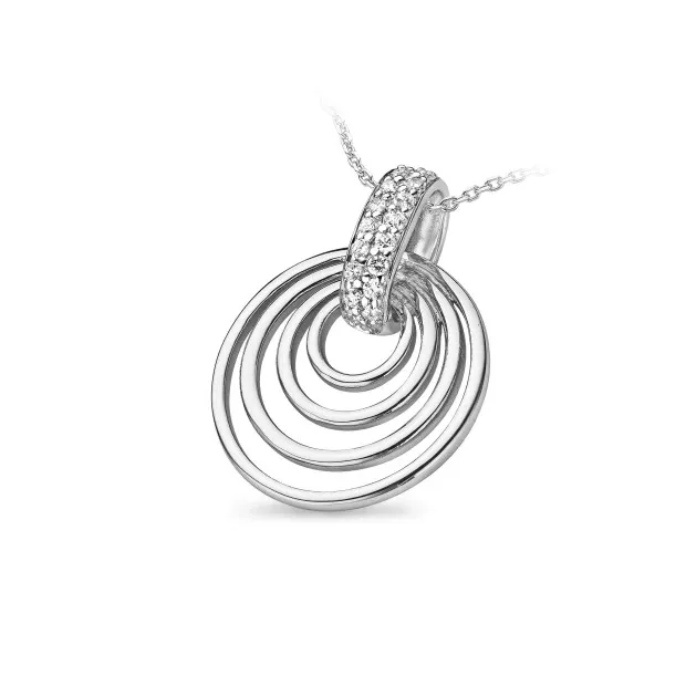 orphelia Women's Sterling Silver Chain with Pendant - Silver ZH-4670