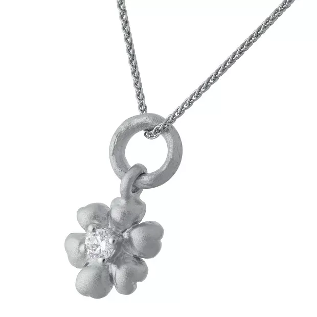 orphelia Women's Sterling Silver Chain with Pendant - Silver ZH-4854
