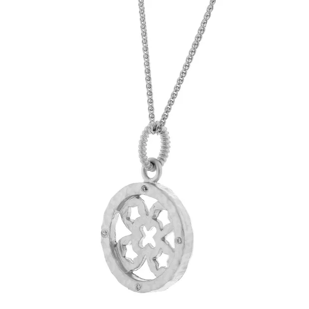 orphelia Women's Sterling Silver Chain with Pendant - Silver ZH-4865