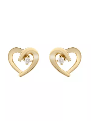 Mera Silver Stud Earrings ZO-7370 G