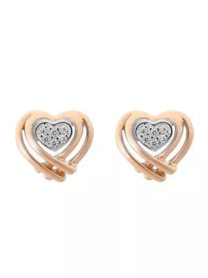 Anni Silver Stud Earrings ZO-7368 RG #1