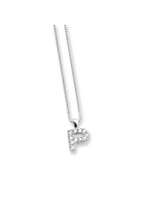 Orphelia® Women's Sterling Silver Chain with Pendant - Silver ALPHABET/P