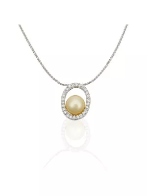 Orphelia® Women's Sterling Silver Chain with Pendant - Silver PEN-1992