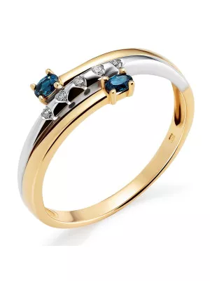 Two-Tone 18K Ring RD-33361 #1