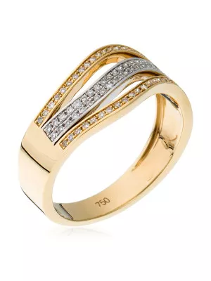 Two-tone 18k Ring RD-3387 #1