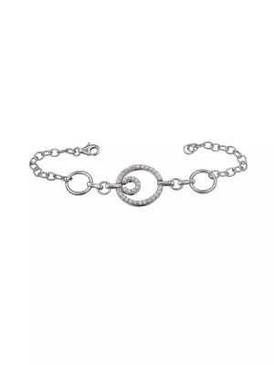 Orphelia® Women's Sterling Silver Bracelet - Silver ZA-1910