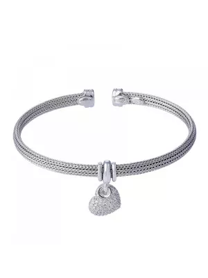 Orphelia Heart Silver Bracelet ZA-7401 #1