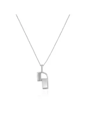 Orphelia® Women's Sterling Silver Chain with Pendant - Silver ZH-4302