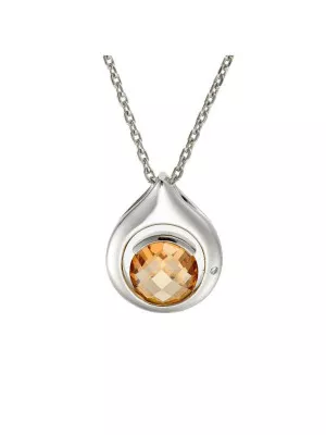 Orphelia Women's Silver Pendant with Chain ZH-4626