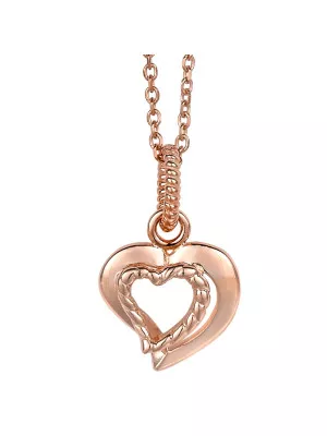 Orphelia® Women's Sterling Silver Chain with Pendant - Rose ZH-4858/1