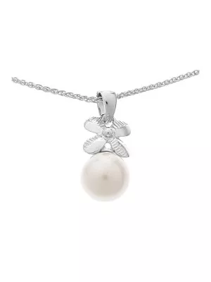 Orphelia® Women's Sterling Silver Chain with Pendant - Silver ZH-4876