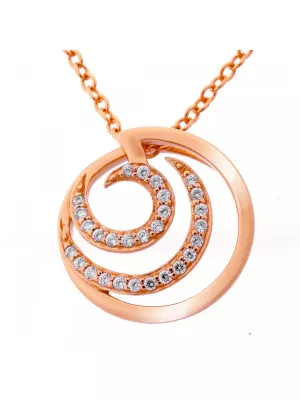 Elaine Silver Chain With Pendant ZH-7084/1 #1