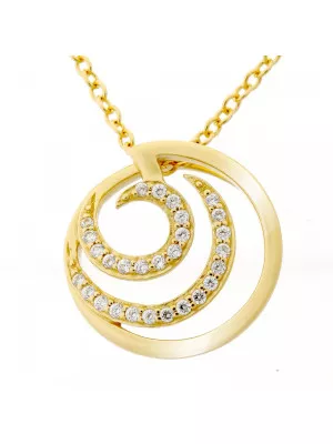 Elaine Silver Chain With Pendant ZH-7084/2 #1