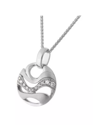 Orphelia Elvina Silver Chain With Pendant ZH-7085 #1