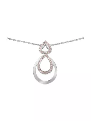 Amber Sterling Silver Chain with Pendant ZH-7092 #1