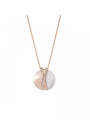 ORPHELIA SILVER Moragene Chain with Pendant ZH-7506/RG