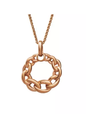 Estelle Silver Chain With Pendant ZH-7516/RG