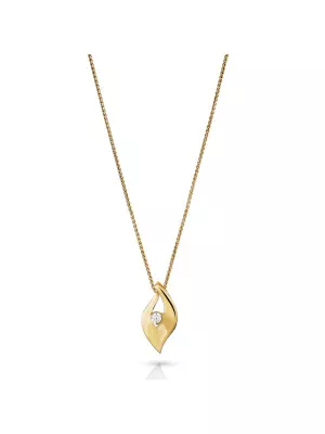 Milan Silver Chain With Pendant ZH-7519/G