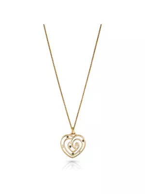Orphelia Euphoria Silver Chain With Pendant ZH-7522/G #1