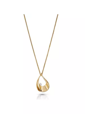 Etoile Silver Chain With Pendant ZH-7524/G #1