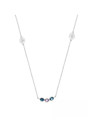 Orphelia® 'Regula' Women's Sterling Silver Necklace - Silver ZK-7578