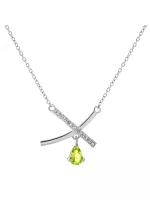 Orphelia® 'Charlotte' Women's Sterling Silver Necklace - Silver ZK-7580/P