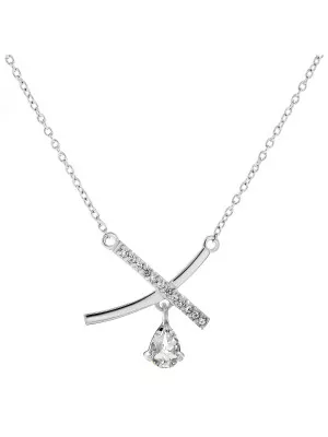 Orphelia® 'Charlotte' Women's Sterling Silver Necklace - Silver ZK-7580/W