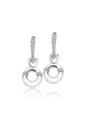 Orphelia® Women's Sterling Silver Drop Earrings - Silver ZO-5955