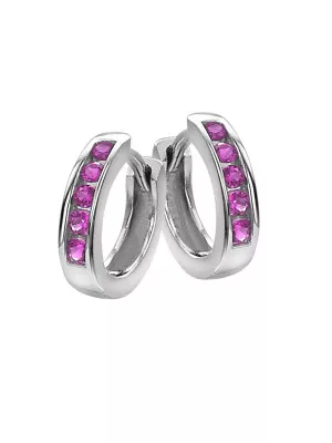 Silver Hoop Earrings ZO-6076/2 #1