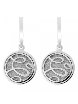 Orphelia Serena Silver Drop Earrings ZO-7096 #1