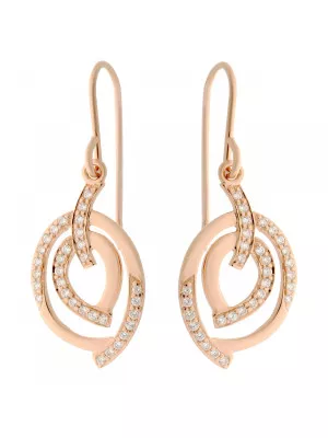 Orphelia Celine Drop Earrings ZO-7114/RG