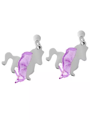 Celinia Silver Drop Earrings ZO-7134 #1