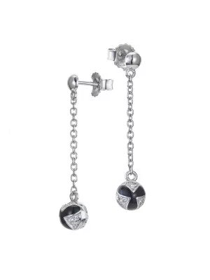 Sedona Silver Drop Earrings ZO-7332