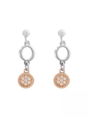 Maite Silver Drop Earrings ZO-7376