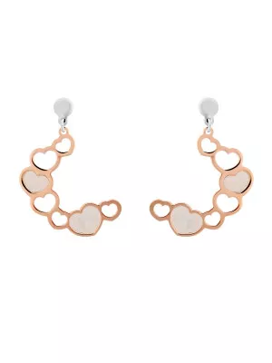 Orphelia Maliya Silver Drop Earrings ZO-7388 #1