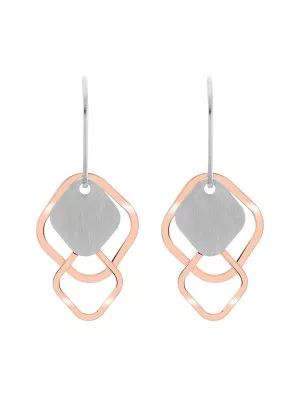 Orphelia Inez Silver Drop Earrings ZO-7391 #1