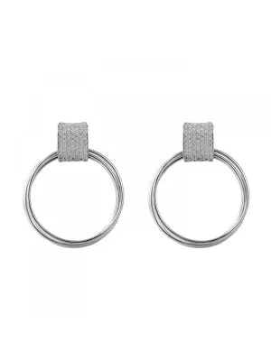 Orphelia Eleanor Sterling Silver Drop Earrings ZO-7417 #1