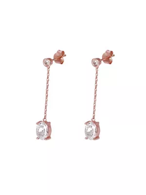 Orphelia Elodie Silver Drop Earrings ZO-7419 #1
