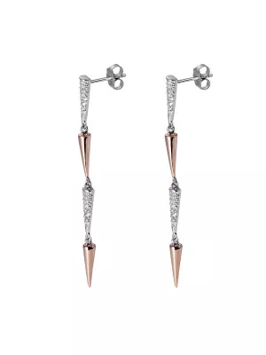Orphelia Aada Silver Drop Earrings ZO-7433 #1