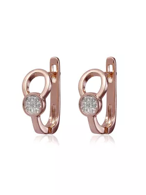 Ambra Silver Hoop Earrings ZO-7439