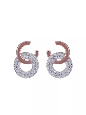 Orphelia Carleen Silver Drop Earrings ZO-7440 #1