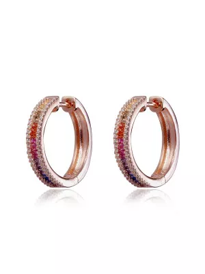 Orphelia Pascaline Hoop Earrings ZO-7448